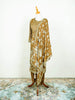 Mustard Straight Cut Salwar Suit Adorned with Sequins and Floral Prints along with Dupatta - Diadem