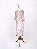 Rose Ebony Ombre Pattern Kurti Adorned with Floral Prints and Thread work - Diadem