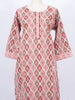 Pink Straight Cut Salwar Suit for Girls Adorned with Ogee Prints - Diadem