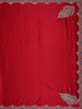 Classic Bridal Red Stone Embellishment Satin Saree - Diadem