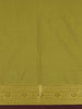 Coffee Brown Cow Motif Woven Semi Soft Silk Saree