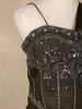 Coffee Brown Embroidery Georgette Ready To Wear Saree with Designer Blouse - Diadem