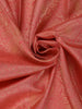 Coral Pink Floral Woven Pure Kanchipuram Silk Saree - Diadem