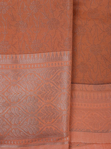 Coral Floral Designed Fancy Art Silk Saree - Diadem