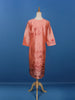 Coral Floral Printed Semi Silk Kurti - Diadem