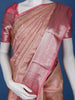 Coral Floral Woven Pure Kanchipuram Silk Saree - Diadem