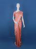 Coral Floral Woven Pure Kanchipuram Silk Saree - Diadem