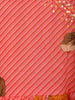 Coral Pink Floral Printed Cotton Salwar Suit - Diadem