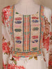 Cream White Floral Semi Tissue Salwar Suit – Elegant Ethnic Wear for Women - Diadem