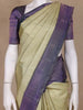 Cream Floral Woven Pure Kanchipuram Silk Saree - Diadem