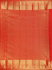 Crimson Red Animal Motif design Pure Kanchipuram Silk Saree