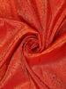 Crimson Red Animal Motif design Pure Kanchipuram Silk Saree