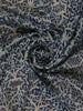 Dark Blue Block Print Chandheri Cotton Saree