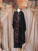 Dark Green and Violet  Abstract Printed Design Cotton Straight Cut Salwar Suit with Dupatta