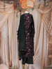 Dark Green and Violet  Abstract Printed Design Cotton Straight Cut Salwar Suit with Dupatta