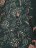 Dark Teal Green Floral Printed Cotton Salwar Suit
