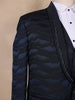 Dark Blue Abstract Designed Men's Suit - Diadem