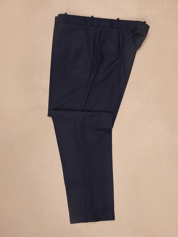 Dark Blue Abstract Designed Men's Suit for Reception - Diadem