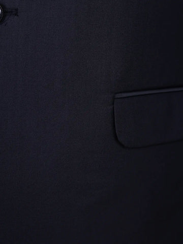 Dark Blue Abstract Designed Men's Suit for Reception - Diadem