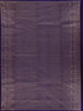 Dark Blue Floral Woven Pure Kanchipuram Silk Saree - Diadem