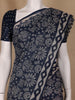 Dark Blue Warli Designed Soft Silk Saree - Diadem