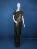 Dark Green Floral Designed Chanderi Cotton Saree - Diadem