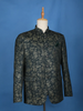 Dark Green Floral Designed Jodhpuri Men's Suit - Diadem