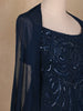Dark Green Floral Embroidery Georgette Palazzo Salwar Suit - Diadem