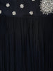 Dark Green Floral and Cowrie Shell Designed Crepe Bridesmaids Lehenga - Diadem