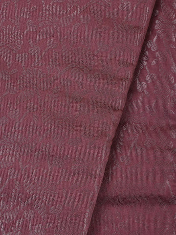 Dark Pink Floral Designed Fancy Art Silk Saree - Diadem