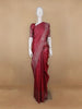Dark Pink Floral Woven Pure Kanchipuram Silk Saree - Diadem