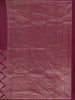 Dark Pink Floral Woven Pure Kanchipuram Silk Saree - Diadem