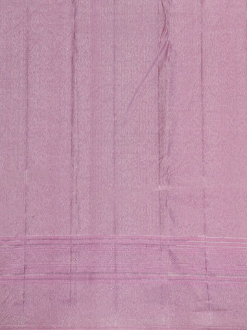 Dark Pink Floral Woven Pure Kanchipuram Silk Saree - Diadem