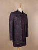 Dark Red Floral Designed Sherwani Suit for Reception - Diadem