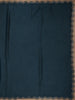 Deep Navy Blue Dotted Sequin Work Organza Saree - Diadem