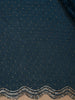 Deep Navy Blue Dotted Sequin Work Organza Saree - Diadem