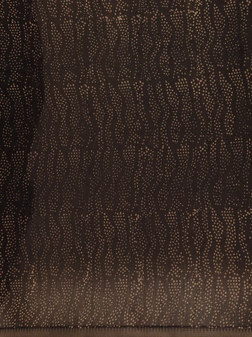 Deep Rust Red Floral Printed Cotton Saree - Diadem