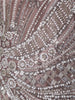 Dusty Mauve Sequins Embroidered Net Palazzo Suit With Dupatta