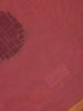 Dusty Rose Pink Butta Woven Design Cotton Saree