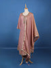 Dusty Rose Pink Dotted Design Silk Salwar Suit - Diadem