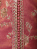 Dusty Rose Pink Embroidered Design Tissue Silk Kids Palazzo Suit