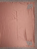 Dusty Peach Stone Embellishment Satin Saree - Diadem