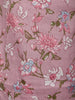 Dusty Rose Pink Floral Printed Cotton Salwar Suit Set - Diadem