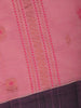 Elegant Pink Floral Designed Cotton Saree - Diadem