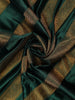 Emerald Green Geometric Woven Design Banarasi Silk Saree