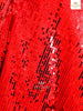 Scarlet Red Gown Embellished in Full Sequins with Flower Design - Diadem