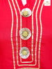 Red Pink with Pista Green Palazzo Salwar Suit Adorned with Thread work - Diadem