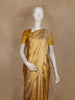 Golden Zari Woven Pure Kanchipuram Tissue Silk Saree
