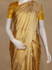 Golden Zari Woven Pure Kanchipuram Tissue Silk Saree