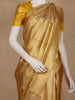 Golden Zari Woven Pure Kanchipuram Tissue Silk Saree